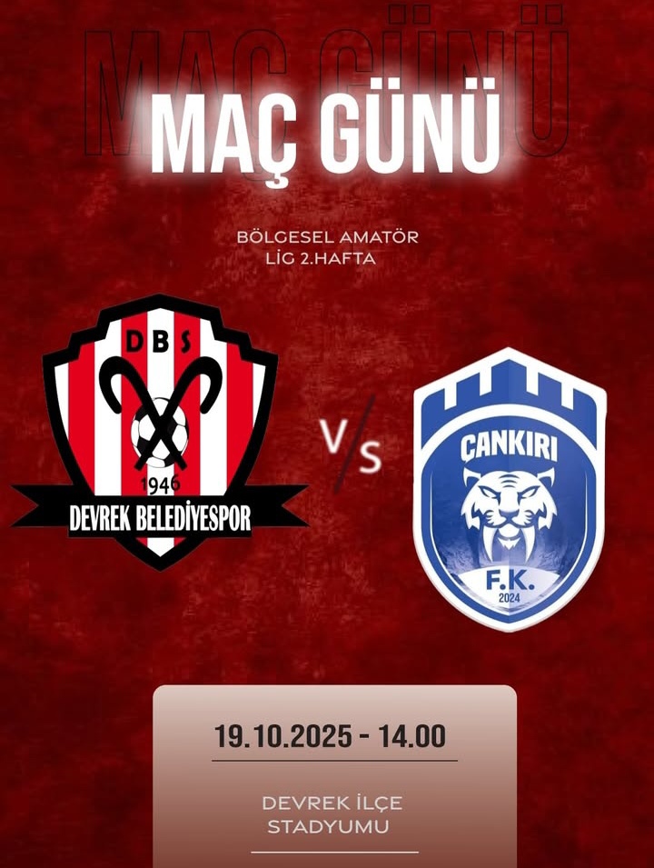 Devrek Belediyespor, Çankırı FK’yı Konuk Ediyor