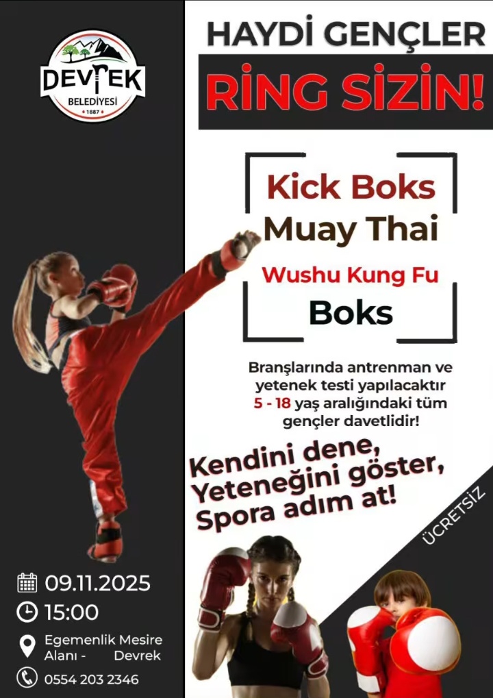 🎯 Devrek’te Spor Zamanı: Gençler Sahaya Çıkıyor!